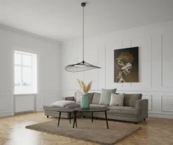 Agir vänstervänd soffa med schäslong