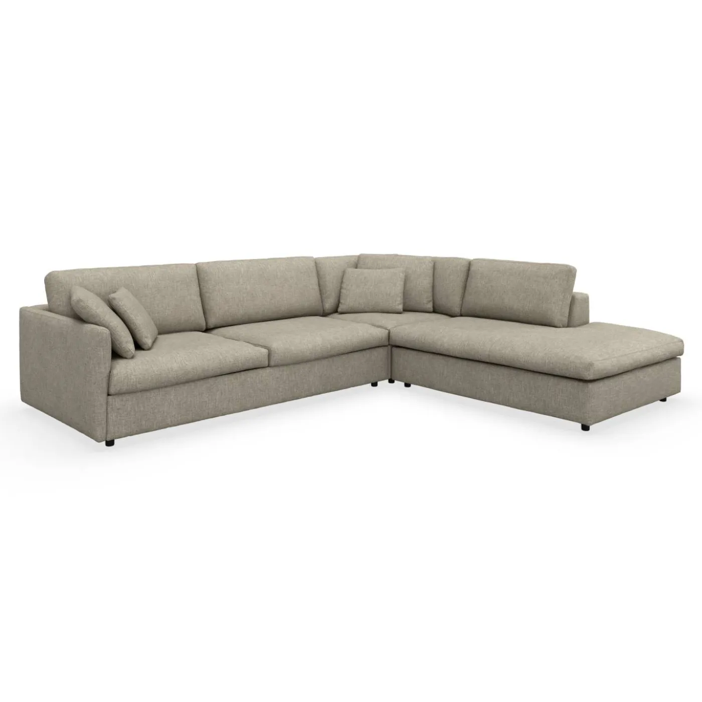 Angolo högervänd soffa med divan