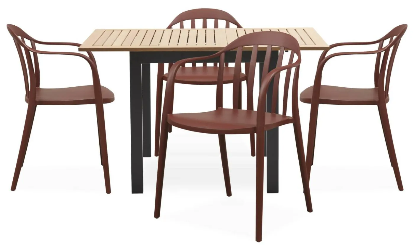 Askia Trädgårdsbord 126 x 75 x 75 cm