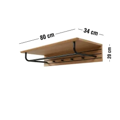 Doppler Hatthylla 80 x 20 x 34 cm
