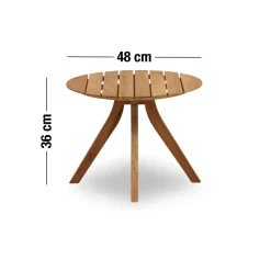 Drasil Loungebord 48 x 36 cm