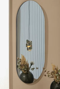 Gila oval 50 x 100 x 1,3 cm spegel