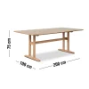 Kaigo Matbord 200 x 100 x 75 cm