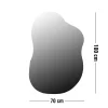 Kamma 70 x 100 x 0,4 cm spegel