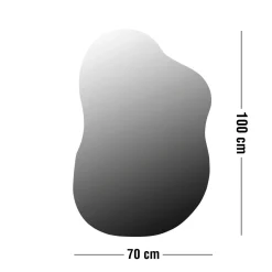 Kamma 70 x 100 x 0,4 cm spegel