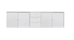 Mistral Classic Skänk med 3 lådor + 4 luckor vit